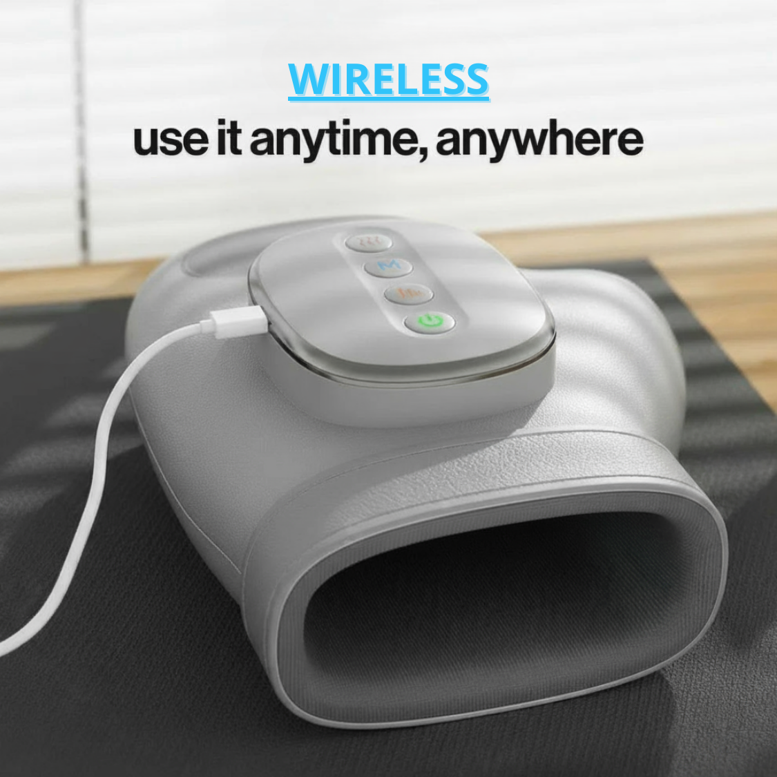 Rechargeable Hand Massager - Support for Joint, Inflammation & Pain