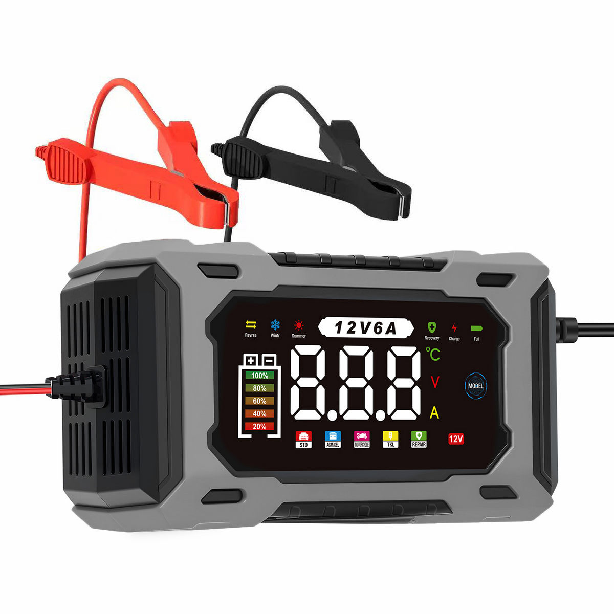 π12V/24V Smart Battery Charger, Maintainer & Trickle Chargerπ