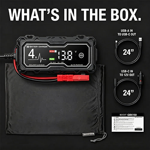 π₯Boost X 4250A Car Jump Starter β Suitable for 10.0L Gasoline & 8.0L Diesel Engines