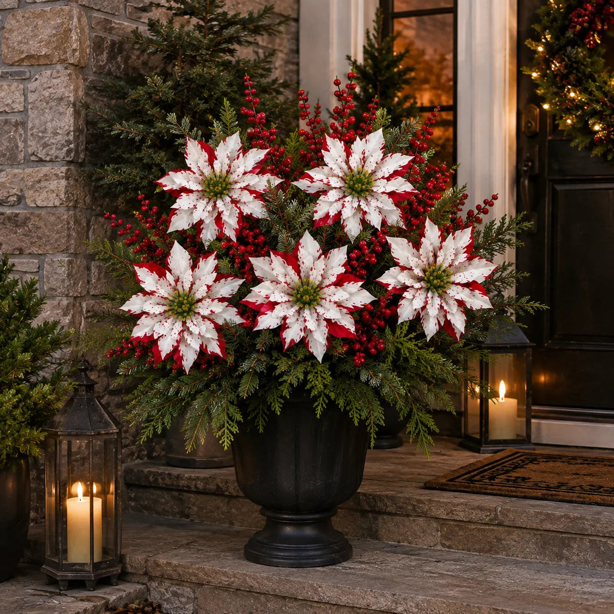 Christmas Poinsettia Planter Inserts