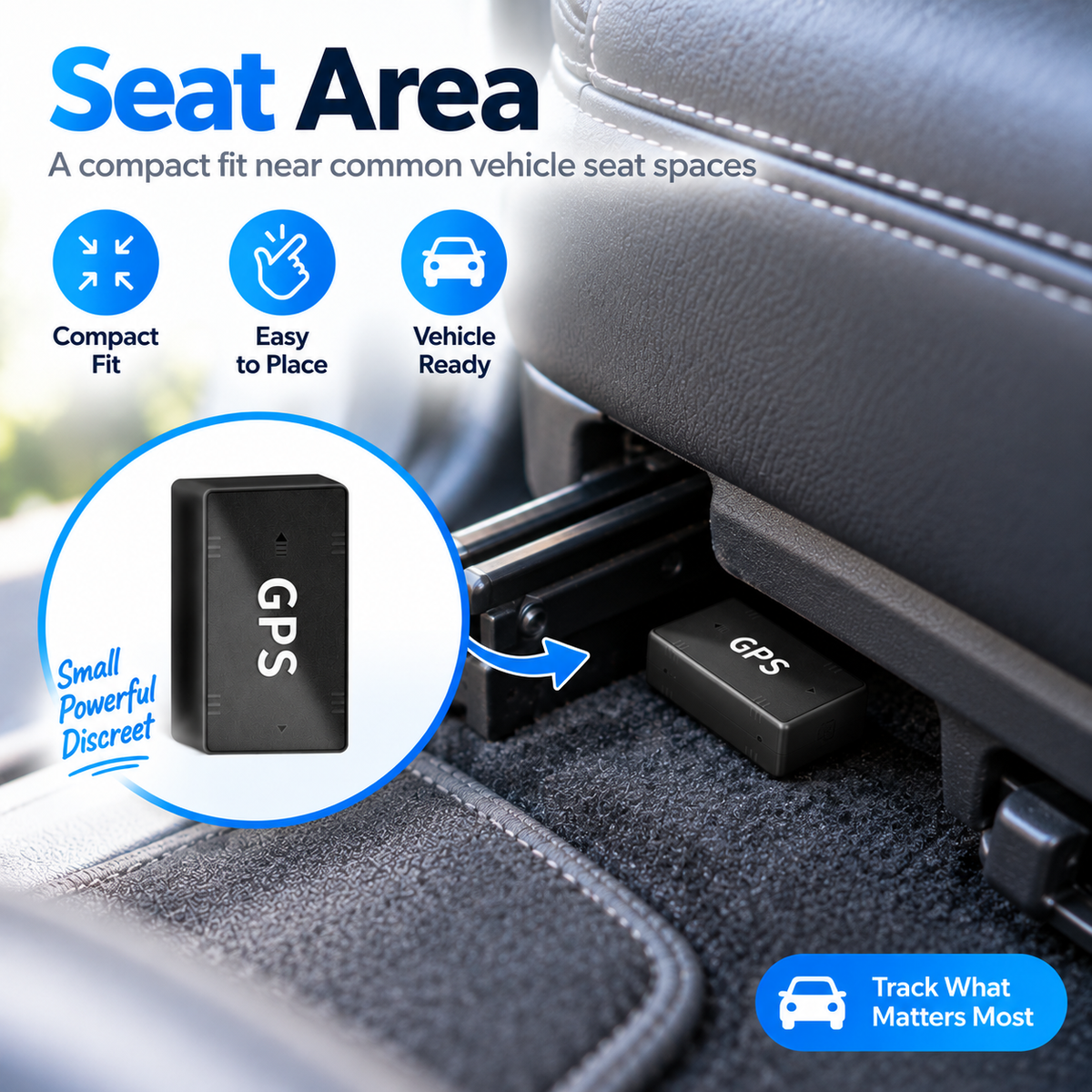 Portable Mini GPS Tracker with Real-Time Location & Safe-Zone Alerts