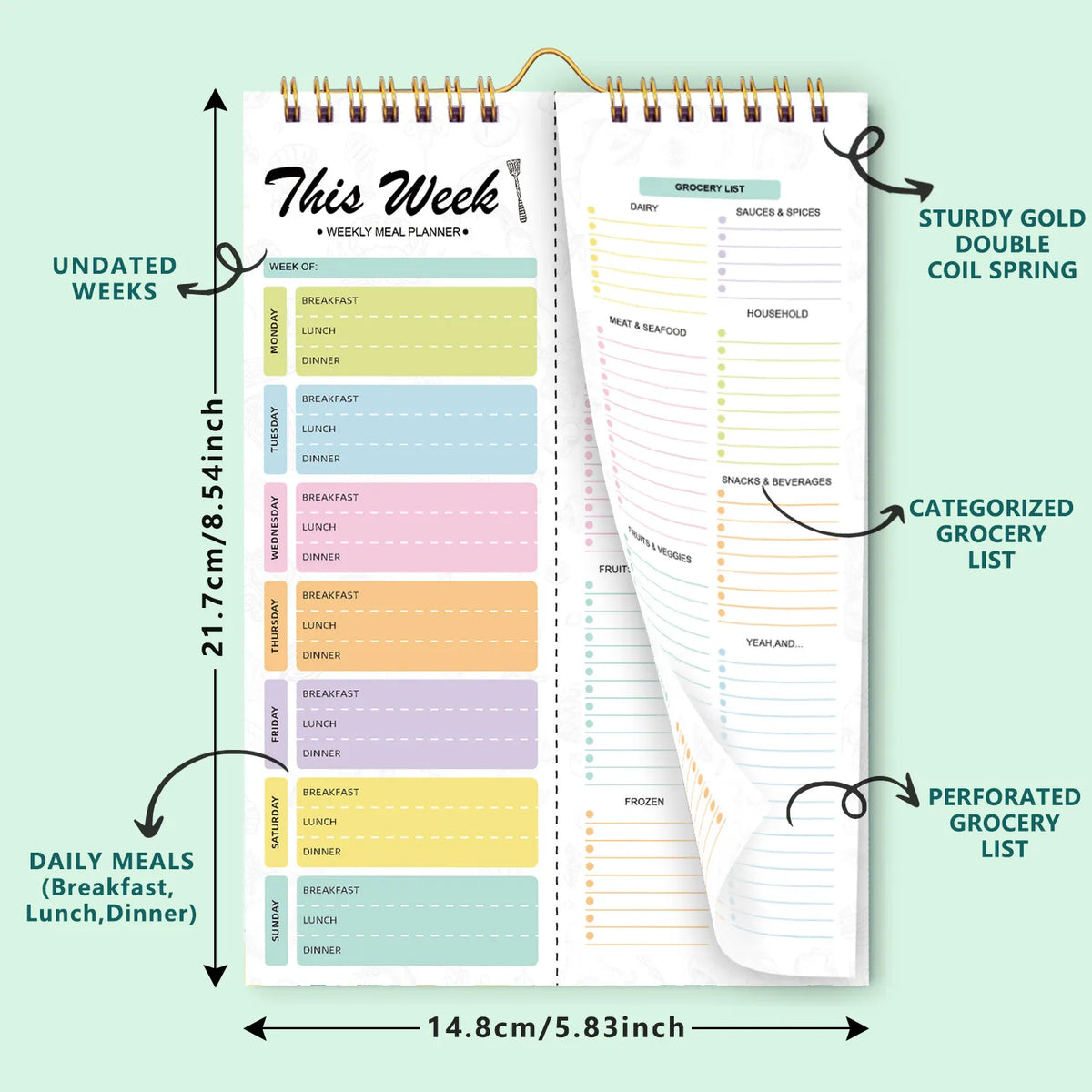 📅 🍽️ Weekly Meal Planner – Simplify Family Meals & Grocery Planning