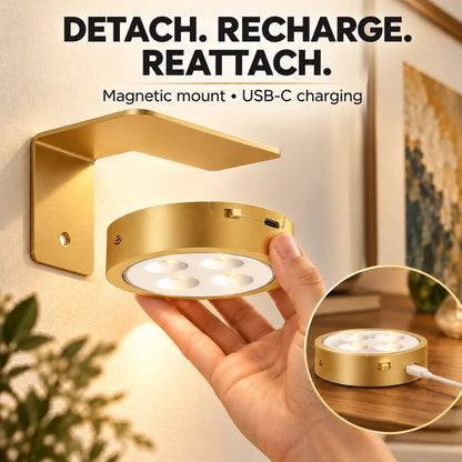 3-Pack Rechargeable Picture Lights for Wall