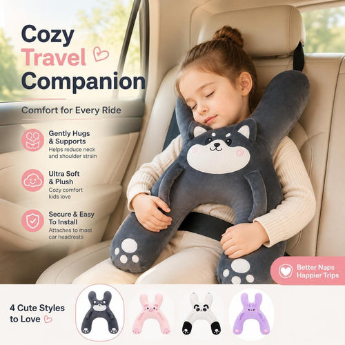 ☁️ Cozy Car Neck Pillow for Kids 💖