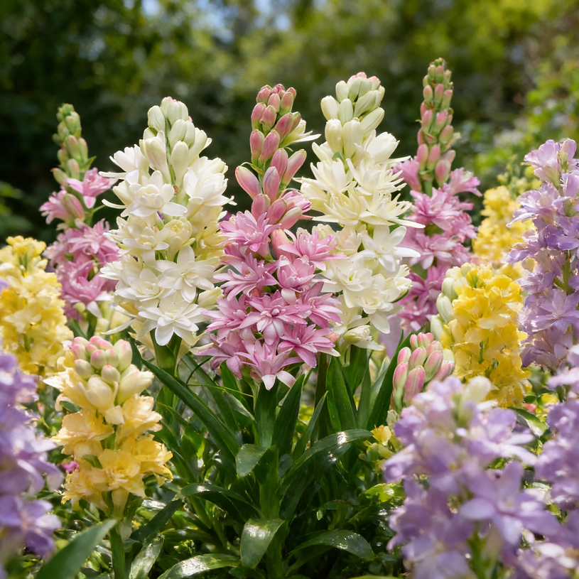 🌺Double Perfume Tuberose Flower Seeds – Grow Your Own Moon Garden Blooms