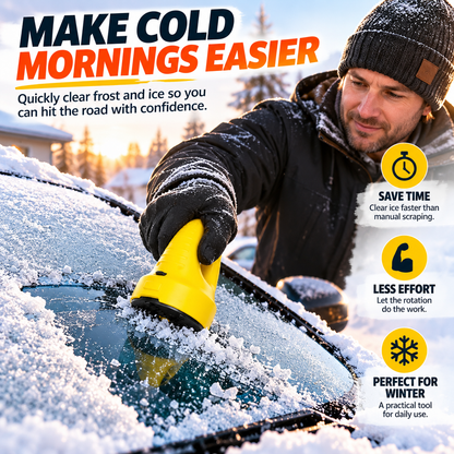 ❄️ Electric Ice Scraper – Rechargeable Cordless Windshield Frost & Ice Removal Tool