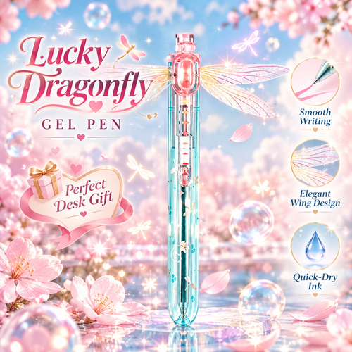 🎁Gleaming Wings Dragonfly Pen 3-Pack-A Little Gift That Makes Writing More Fun.