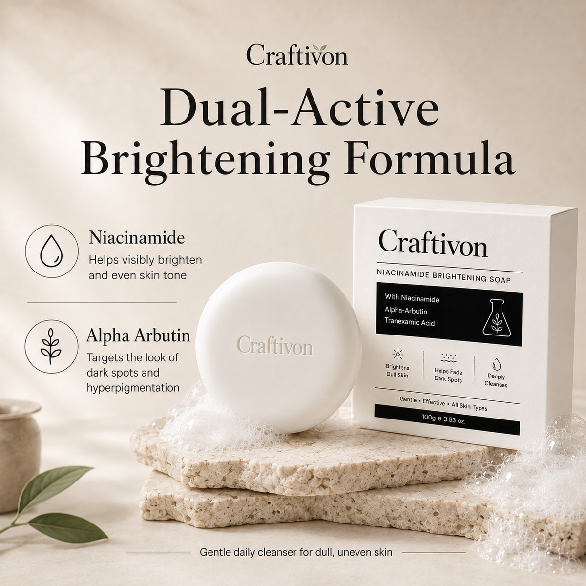 🔥Niacinamide Whitening Brightening Soap
