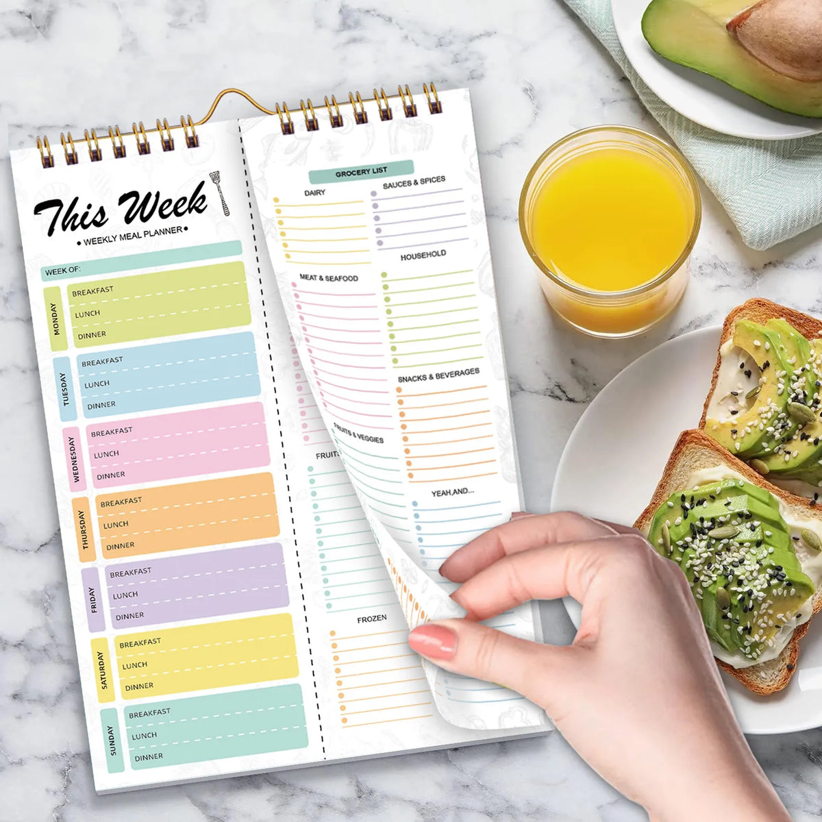 📅 🍽️ Weekly Meal Planner – Simplify Family Meals & Grocery Planning