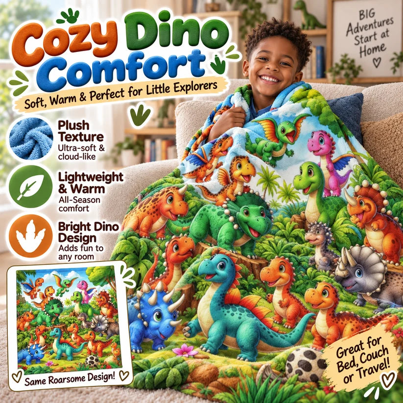 Cute Plush 3D Throw Blanket