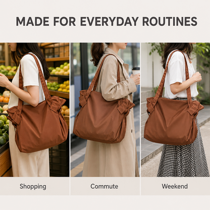 Lay-Flat Drawstring Tote
