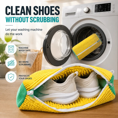 Shoe Washing Bag | Cushioned Mesh Laundry Bag for Washable Sneakers