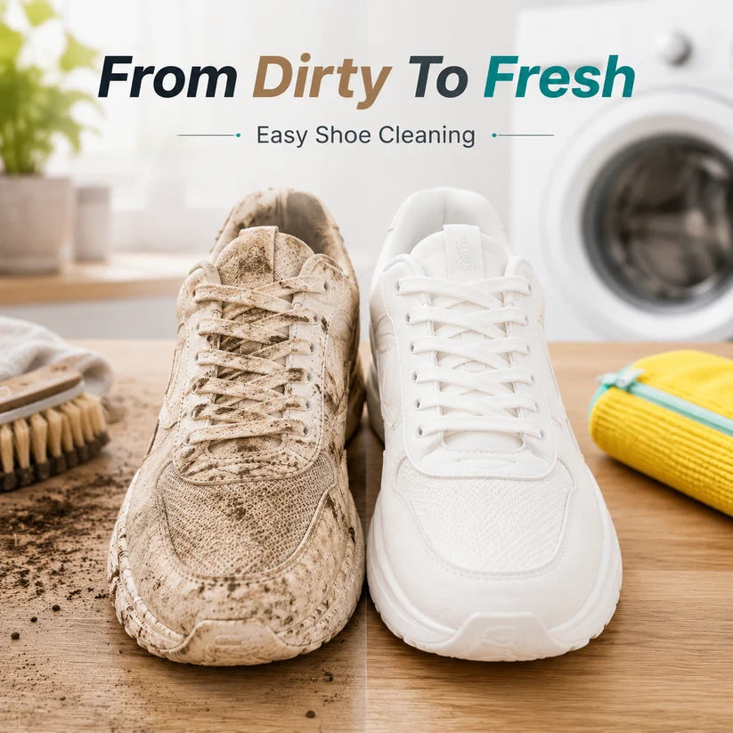 Shoe Washing Bag | Cushioned Mesh Laundry Bag for Washable Sneakers