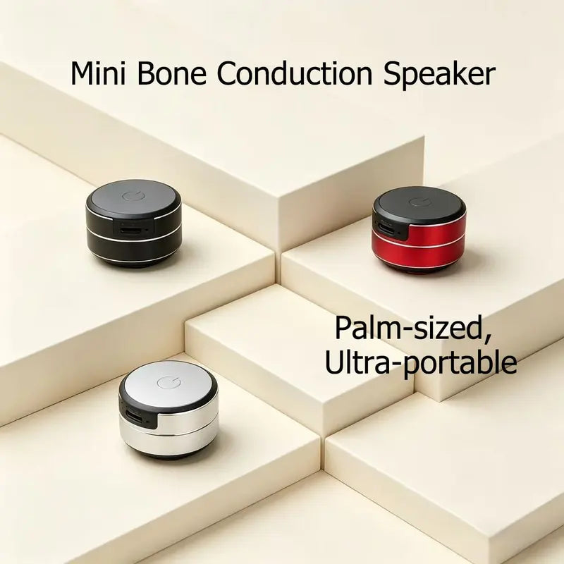 Bone Conduction Resonance Aluminum Alloy High-Power Vibration Bluetooth Speaker