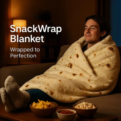Food Themed Blanket - Soft Comfortable Nap Blanket for Home & Office