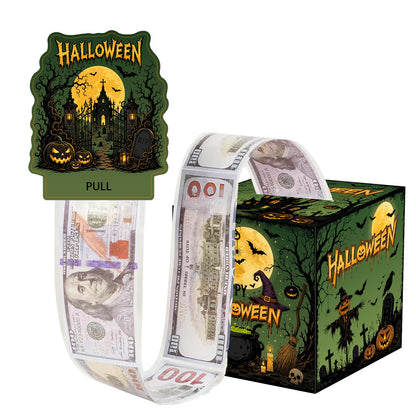 🎃 Halloween Pull-Out Surprise Box – Fun Cash & Gift Reveal Game