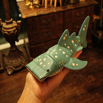 WHALE SHARK KEY POUCH / CARD HOLDER