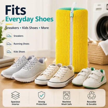 Shoe Washing Bag | Cushioned Mesh Laundry Bag for Washable Sneakers