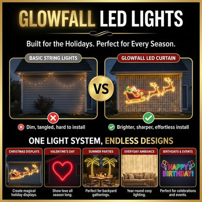 Smart RGB Curtain Lights USB App Control