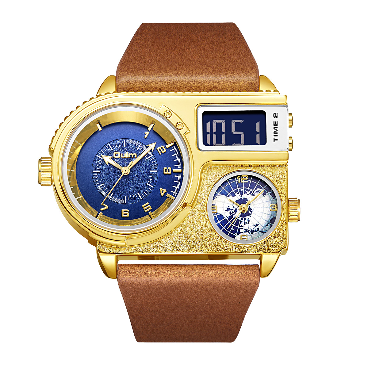 DESIGNED FOR GLOBAL THINKERS-Multi-Time Zone Watch