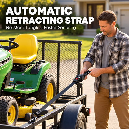 Automatic Retractable Ratchet Tie-Down Strap – 700kg Load Capacity