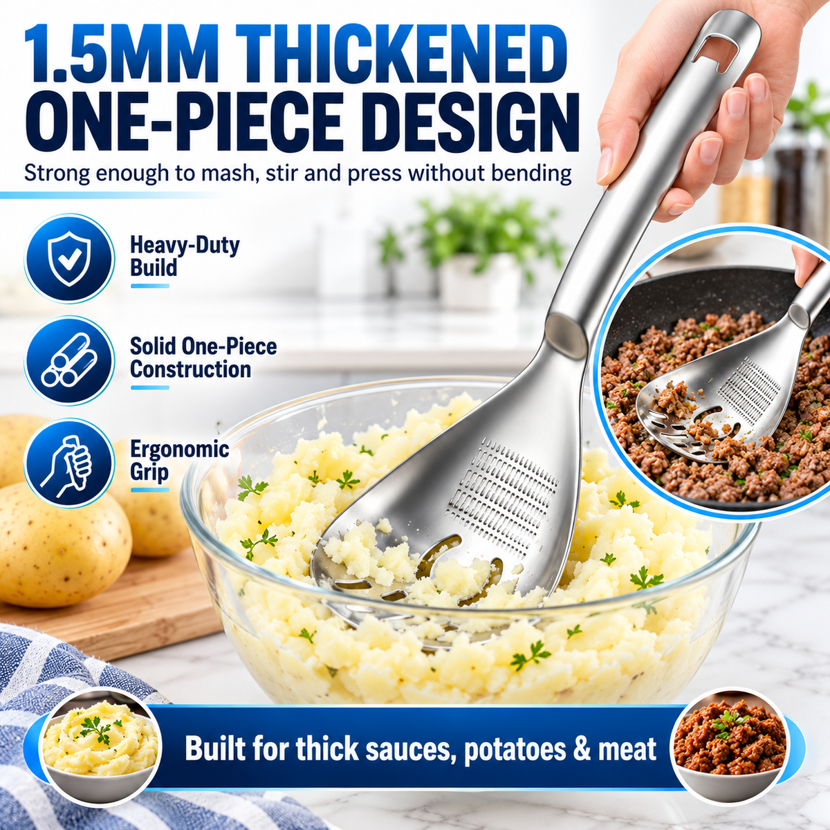 ⚡Stainless Steel Multifunctional Kitchen Spoon