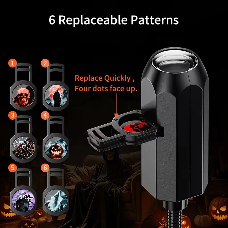 🔥Night Light Projector 🔥Halloween USB Holographic Projector