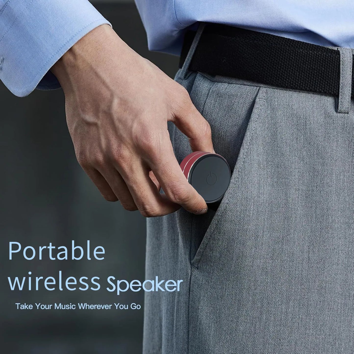 Bone Conduction Resonance Aluminum Alloy High-Power Vibration Bluetooth Speaker