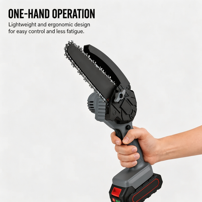 Cordless Mini Chainsaw – Small Size, Big Power – Free Shipping 🚚