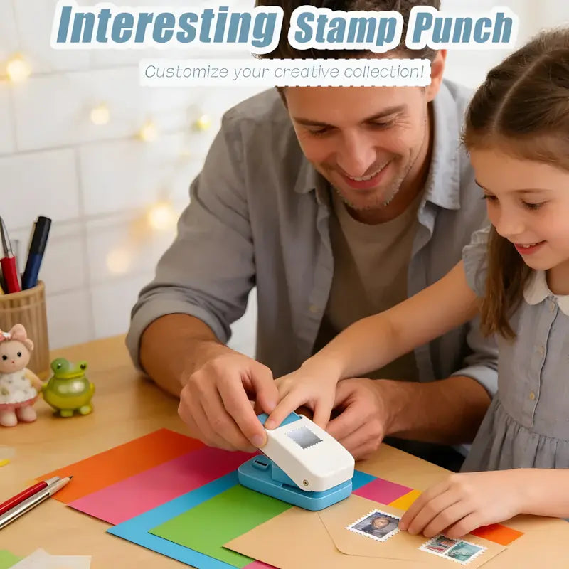 Postage Stamp Paper Punch