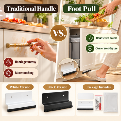 🔥 Limited-Time 49% OFF- 🦶 Under Cabinet Foot Pull | 🙌 Hands-Free Cabinet Door Opener