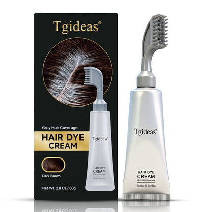 Tgideas Nature Black Tealash Brown Comb - Italian Made 16-Tooth Eyelash Comb for Deep Conditioning & Black-Brown Care