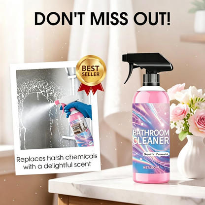 🧼 Multi-Purpose Bathroom Cleaner Spray – Water Stain, Limescale & Soap Scum Cleaner ✨