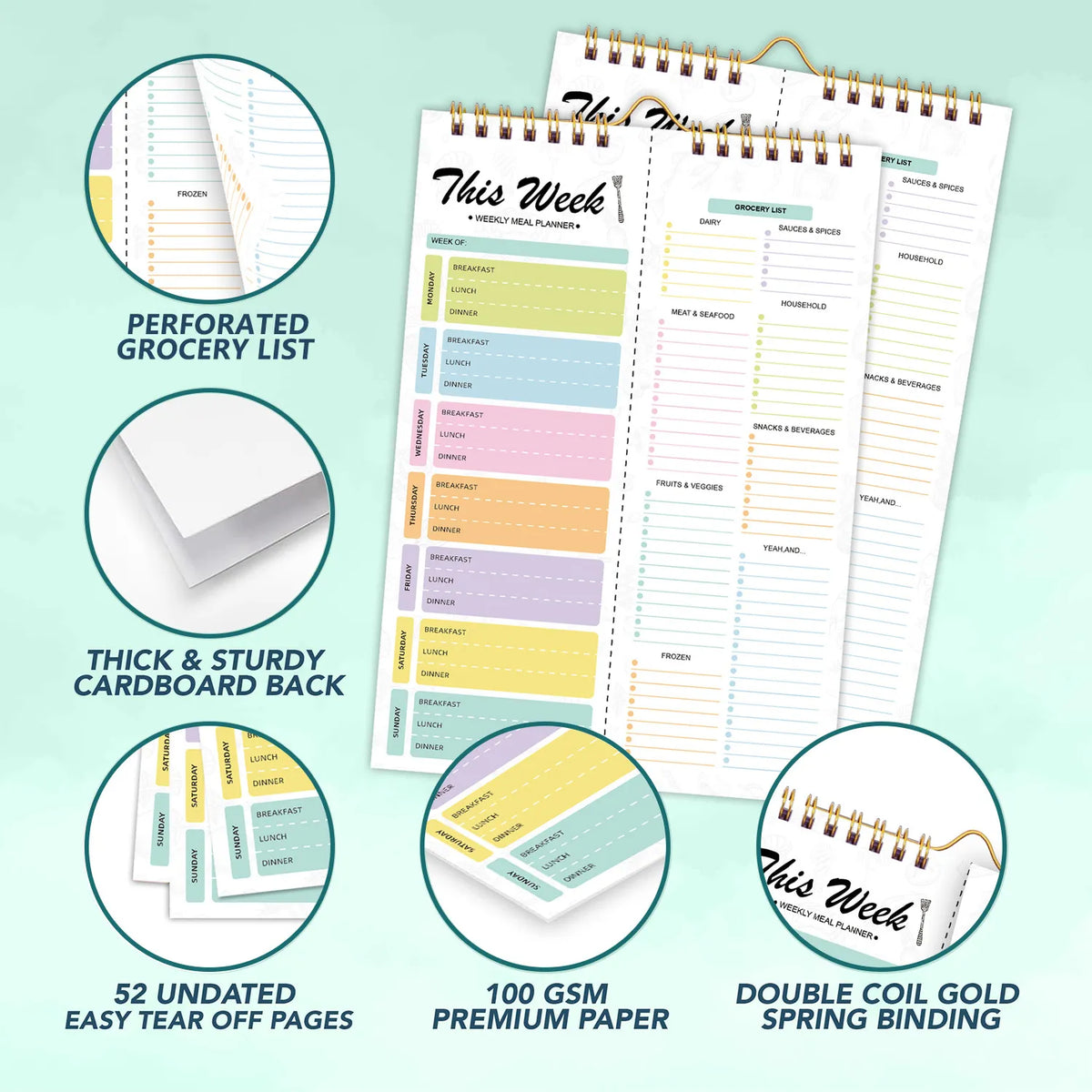 📅 🍽️ Weekly Meal Planner – Simplify Family Meals & Grocery Planning