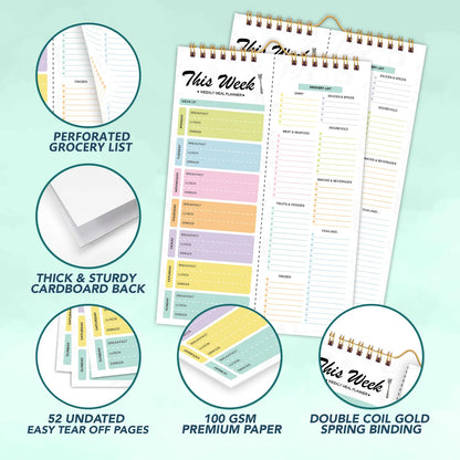 📅 🍽️ Weekly Meal Planner – Simplify Family Meals & Grocery Planning