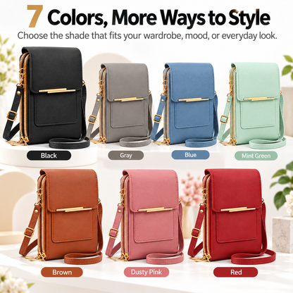 👜 Women's Touch Screen Crossbody Phone Bag · No Need to Take Out Phone 📱 — Best Gift for Her 💕
