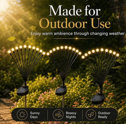 ✨☀️ Solar Bloom: Solar Firefly Garden Stake Lights 🌸