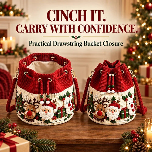 🎄 For the “Christmas Can’t Come Soon Enough” Girl — 3D Crochet Bag