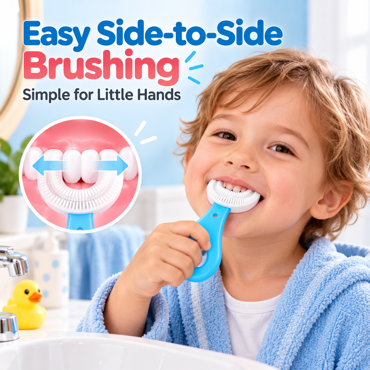 🦷 Kids 360° U-Shaped Oral Care Toothbrush