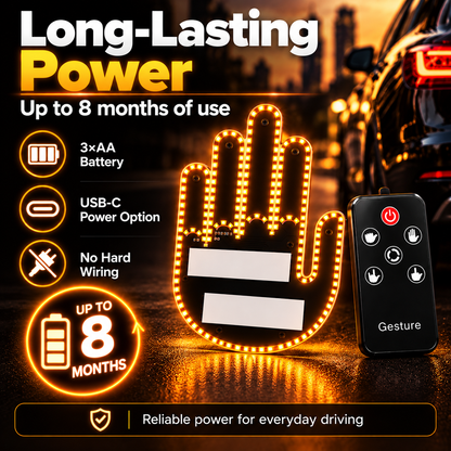 LED Car Gesture Light