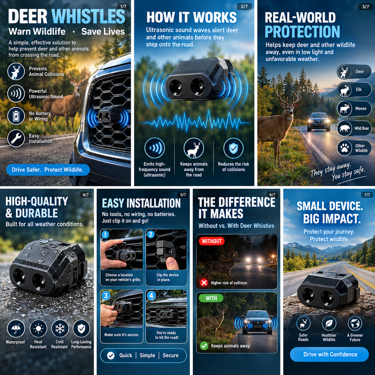 Automotive Ultrasonic Deer Repeller