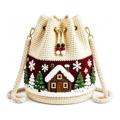 🎄 For the “Christmas Can’t Come Soon Enough” Girl — 3D Crochet Bag