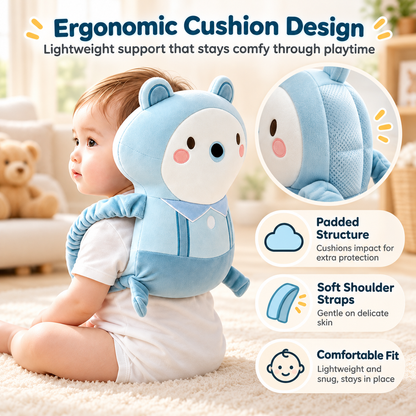 🐻 Baby Learning Walk Head Safety Cushion