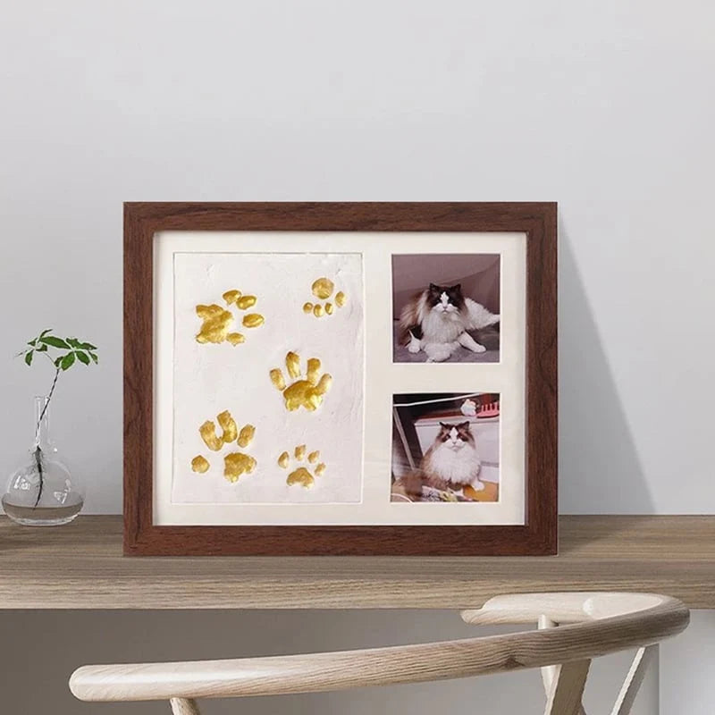🐾Pet paw prints Keepsake Clay Kit💛Their actual paw prints — made by your own hands.🖼️