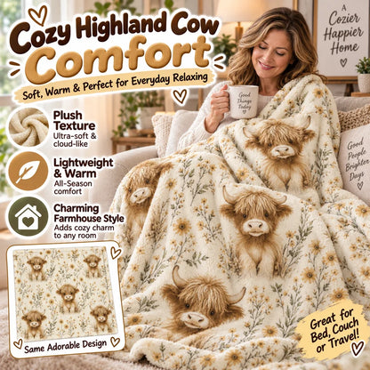Cute Plush 3D Throw Blanket