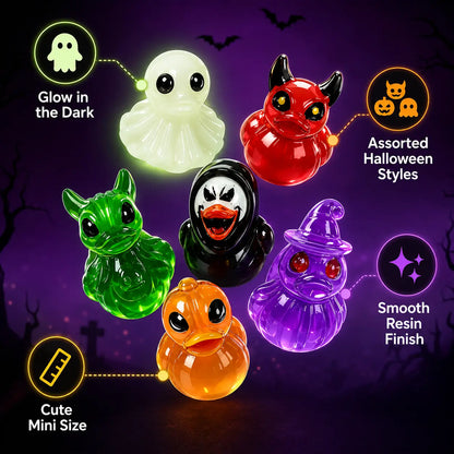 👻Mini Demon Ghost Skull Resin Duck Desktop Decoration Item