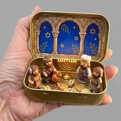 Home Supplies Pocket Mini Nativity Set, Plastic, Portable