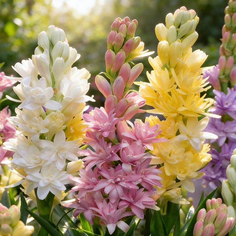 🌺Double Perfume Tuberose Flower Seeds – Grow Your Own Moon Garden Blooms