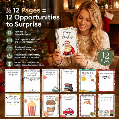 🎄 Christmas Gift Card Book