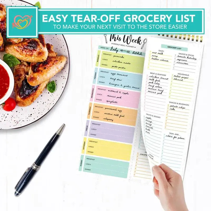 📅 🍽️ Weekly Meal Planner – Simplify Family Meals & Grocery Planning